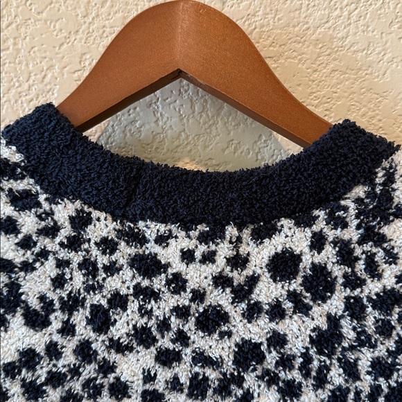 Barefoot Dreams CC Wilderness Long Robe-Cream/Indigo XXS/XS - Picture 10 of 10